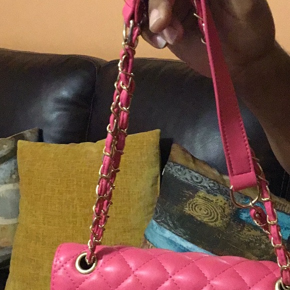 Pink hand bag - Picture 6 of 7
